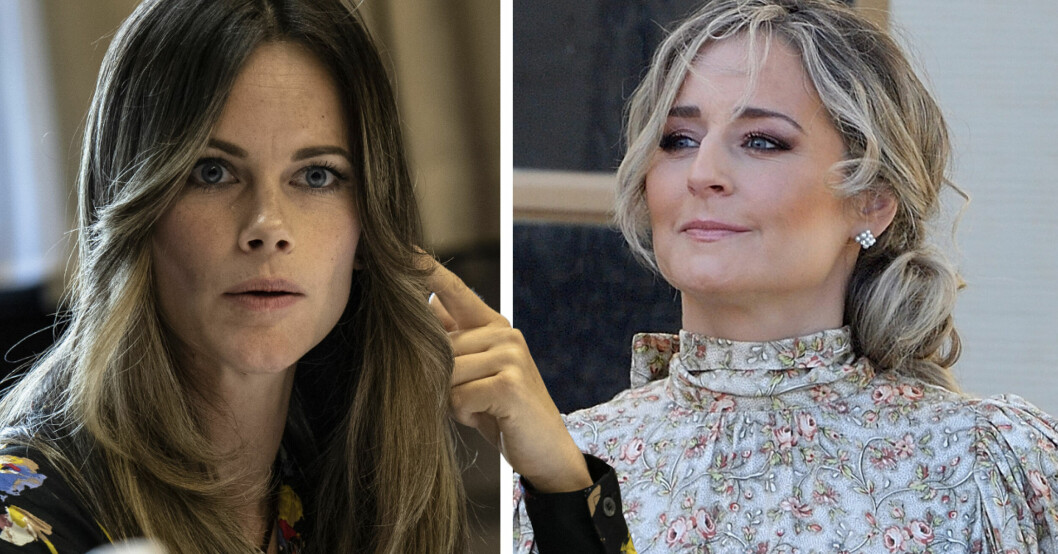 prinsessan sofia och systern lina hellqvist umgås inte lika frekvent på event längre