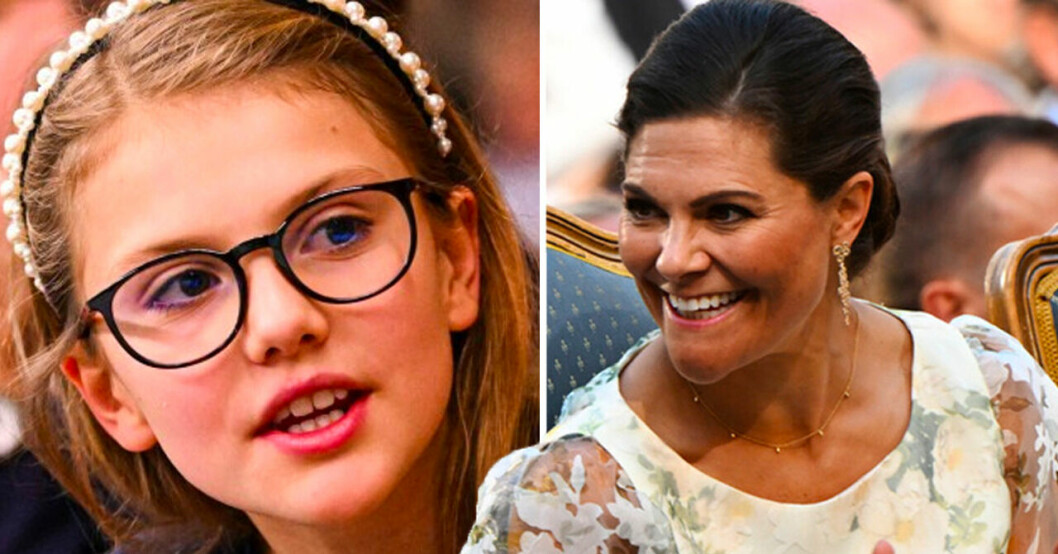 Lycka för prinsessan Estelle – syns med örhängen efter Victorias beslut