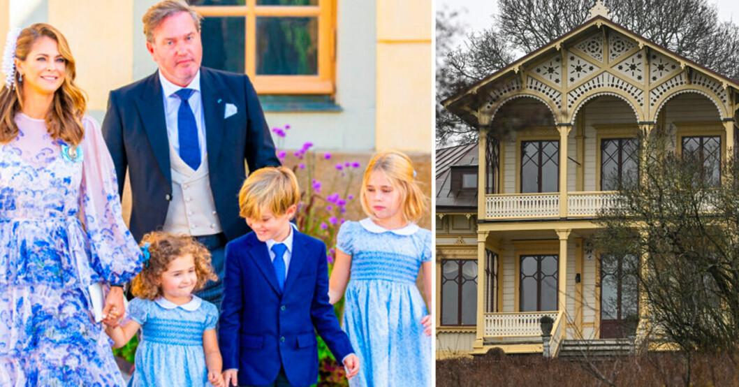 prinsessan madeleine med familj