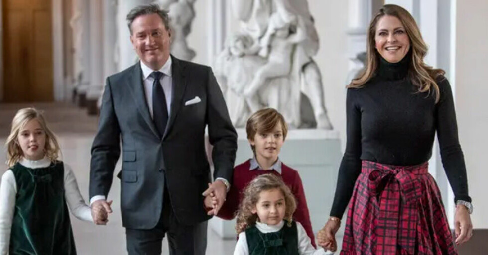 Prinsessan Madeleine med familj