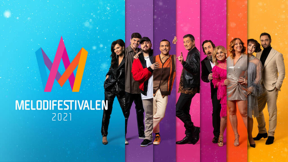 Programledarna för <span class=" italic" data-lab-italic_desktop="italic">Melodifestivalen</span> 2021. Alla programledare för Melodifestivalen 2021 på SVT