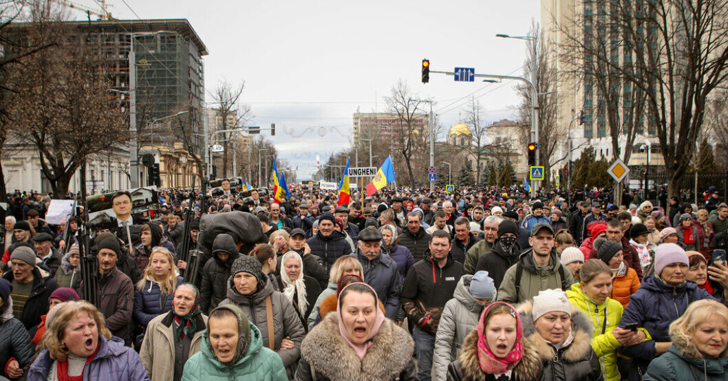 Fortsatta ryssvänliga protester i Moldavien