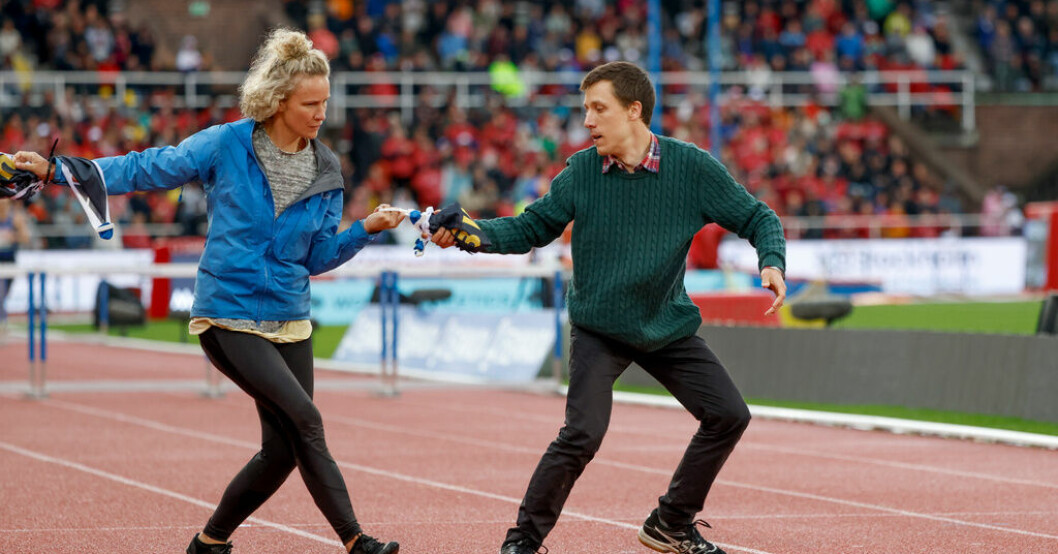 Protester under Diamond League-galan på Stockholms stadion. Protester på DL-galan: "Ingen arrangörsmiss"