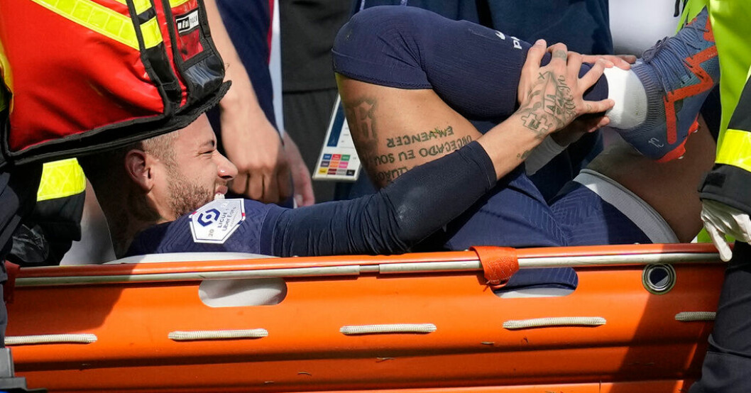 PSG:s Neymar. Arkivbild. PSG: Ligamentskada för Neymar