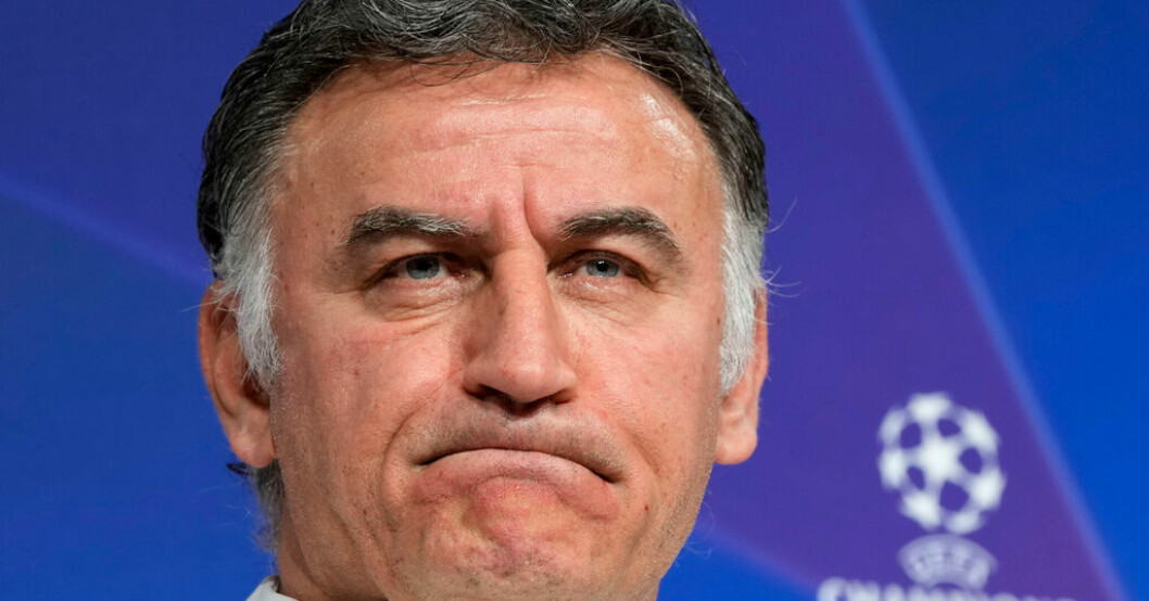 PSG-tränaren Christophe Galtier. Arkivbild. PSG-tränaren anklagad för rasism: "Chockad"