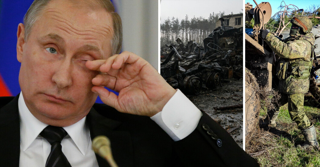 Vladimir Putin får förmodligen huvudbry med tanke på hur lång tid det tar att bygga upp sin styrka igen