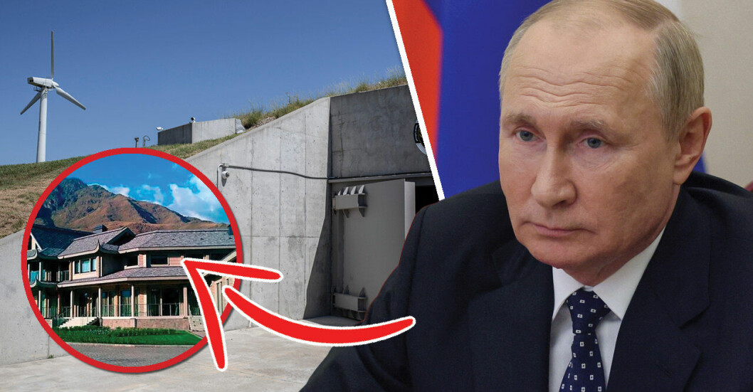 Uppgifter: Putin gömmer älskarinnan i lyxbunker.