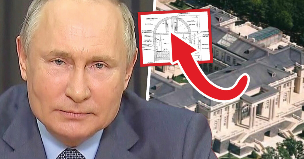 Se inuti Putins lyxbunker – bilderna avslöjar detaljerna