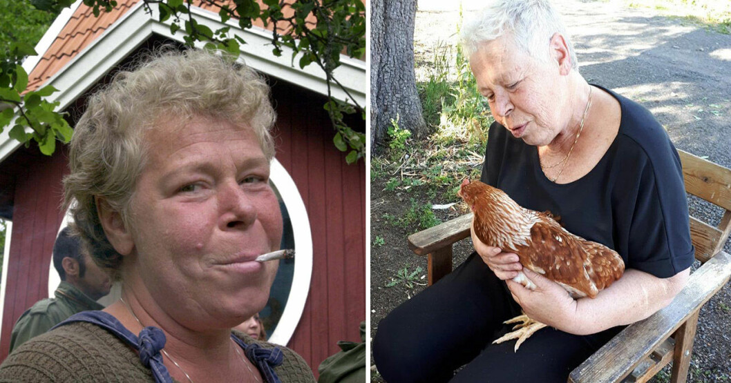 Qristina i Farmen 2001 och hur hon ser ut i dag. <strong>Foto: TT & Privat.</strong> Qristina Ribohn i Farmen 2001 och hur hon ser ut i dag.
