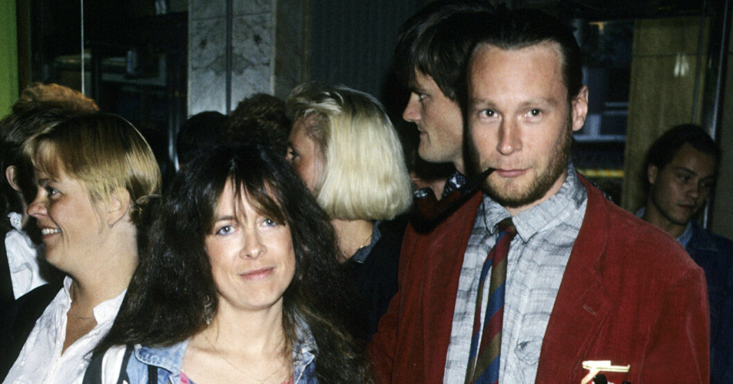 Jims föräldrar Lotta Ramel och Johan H:son Kjellgren 1995. <strong>Foto: TT.</strong> Lotta Ramel och Johan H:son Kjellgren 1995.