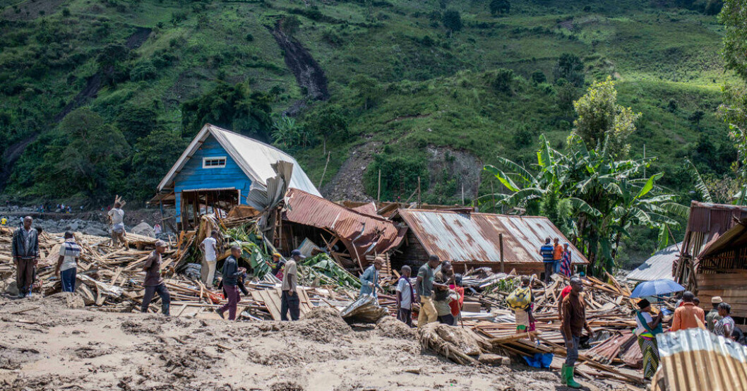 Rasmassor i provinsen Södra Kivu. Arkivbild. Översvämningar i Kongo-Kinshasa – nära 400 döda