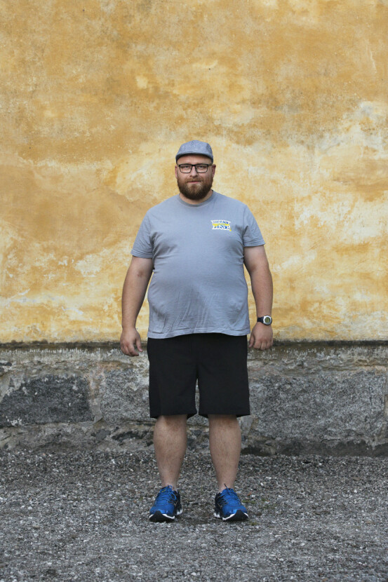 Före Rasmus Zetterbergh före tävlingen