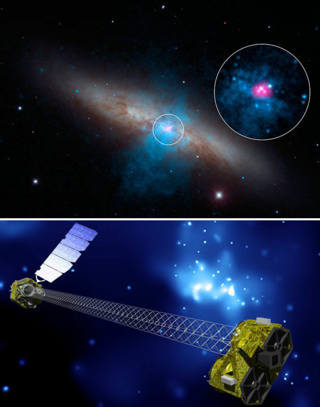 Den döende stjärnan är den starkaste som någonsin upptäckts. Källa: NASA rattbild