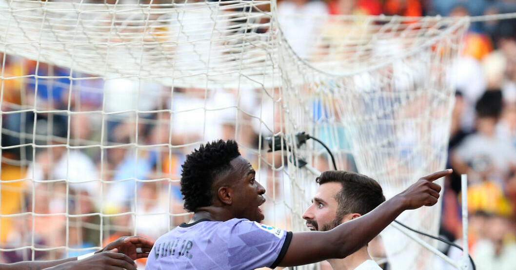 Real Madrids Vinícius Júnior. Valencia överklagar straff: "Orättvist"