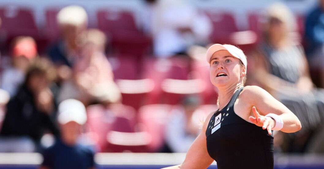 Rebecca Peterson tog sig vidare till fjärde omgången i Indian Wells. Arkivbild. Peterson vidare efter vändning