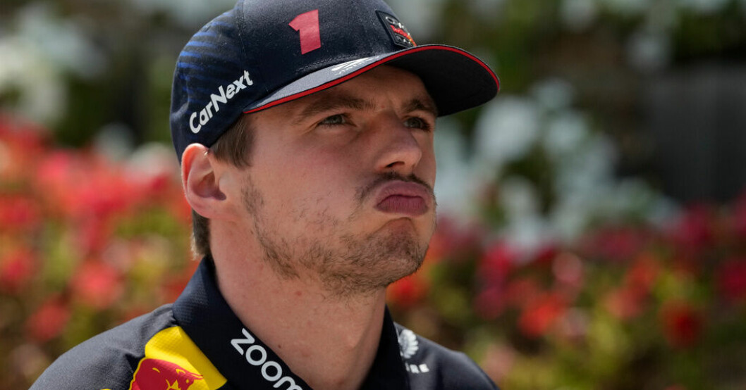 Red Bulls Max Verstappen. Arkivbild. Verstappen magsjuk inför Saudiarabiens GP