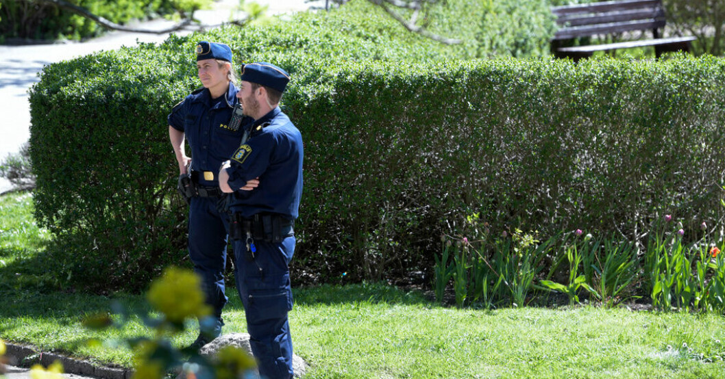 Regeringen vill se fler poliser så snabbt som möjligt. Polisförbundet vill att man ökar i en lagom takt. Arkivbild. Polisförbundet sågar påskyndad utbildning