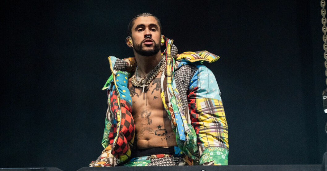 Reggaetonstjärnan Bad Bunny backar och ber Harry Styles om ursäkt. Arkivbild. Superstjärnan bad Harry Styles om ursäkt