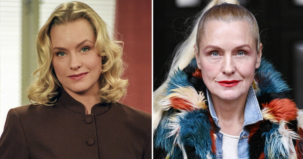 Regina Lund i Rederiet 1994 och hur hon ser ut i dag. Regina Lund då och nu.