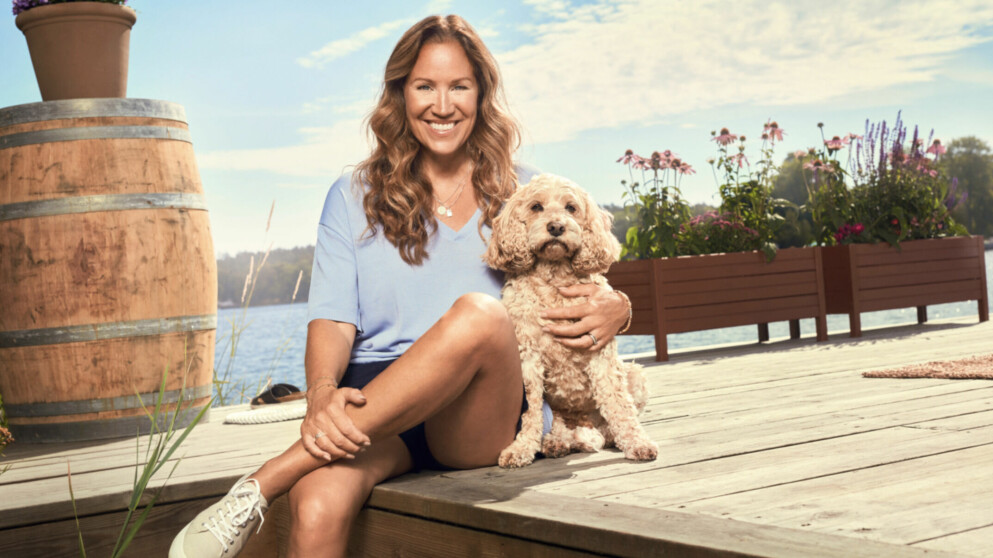 Renée Nyberg. Renée Nyberg i Renées brygga på TV4