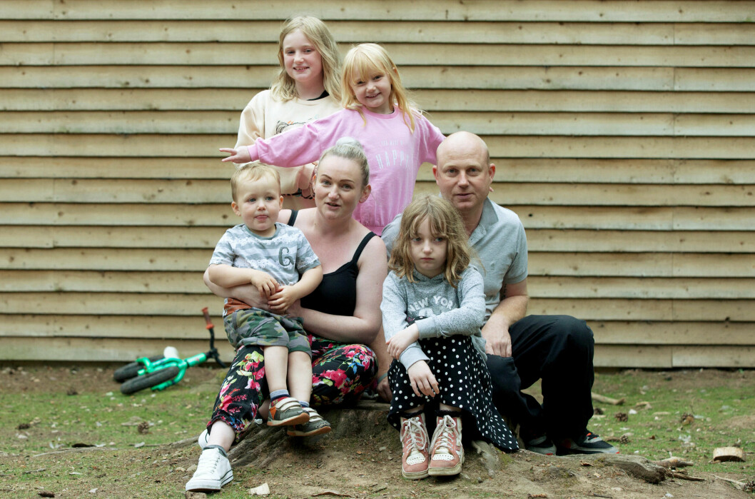 Familjen Slocombe från Storbritannien.