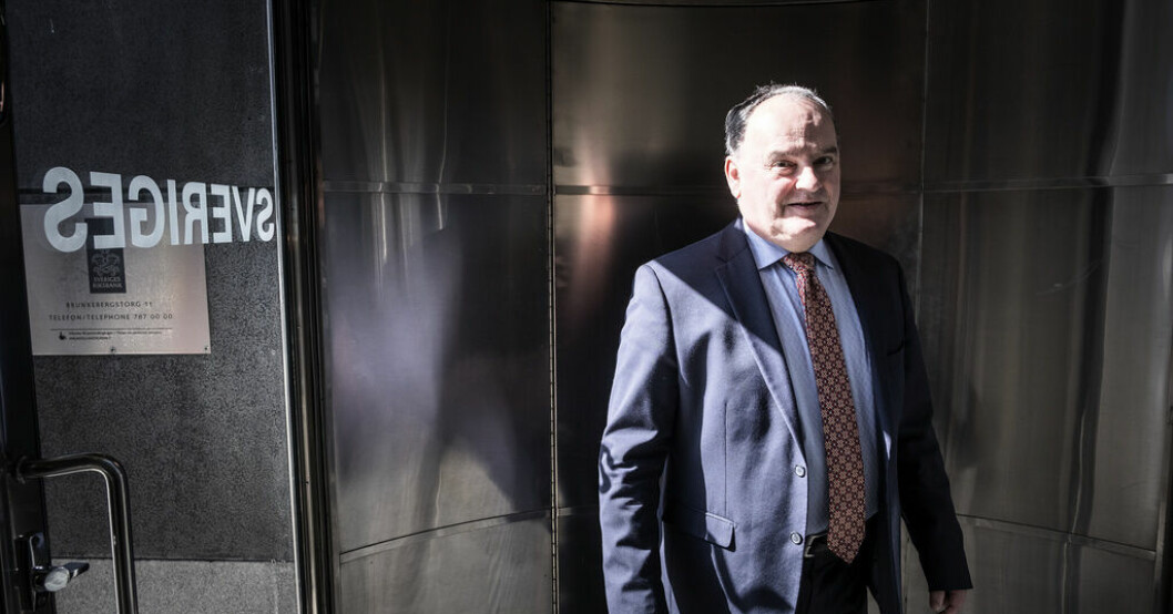 Riksbankens direktion krymper till fem ledamöter när Henry Ohlsson, vice riksbankschef, lämnar sitt uppdrag i förtid i sommar. Arkivbild Riksbanken krymper direktionen