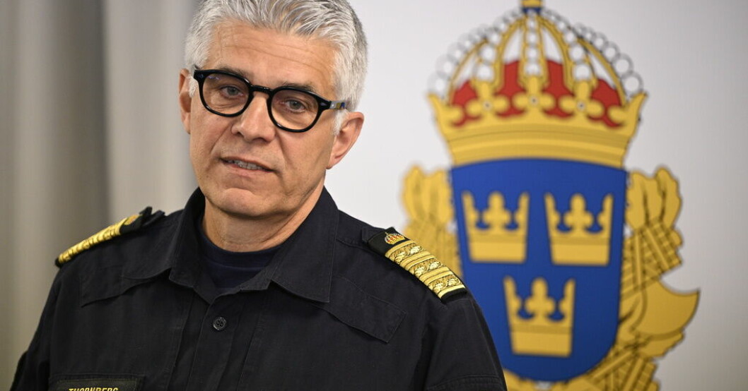 Rikspolischef Anders Thornberg leder även i år löneligan bland myndighetschefer. Arkivbild. Ny lön för myndighetschefer – Thornberg får mest