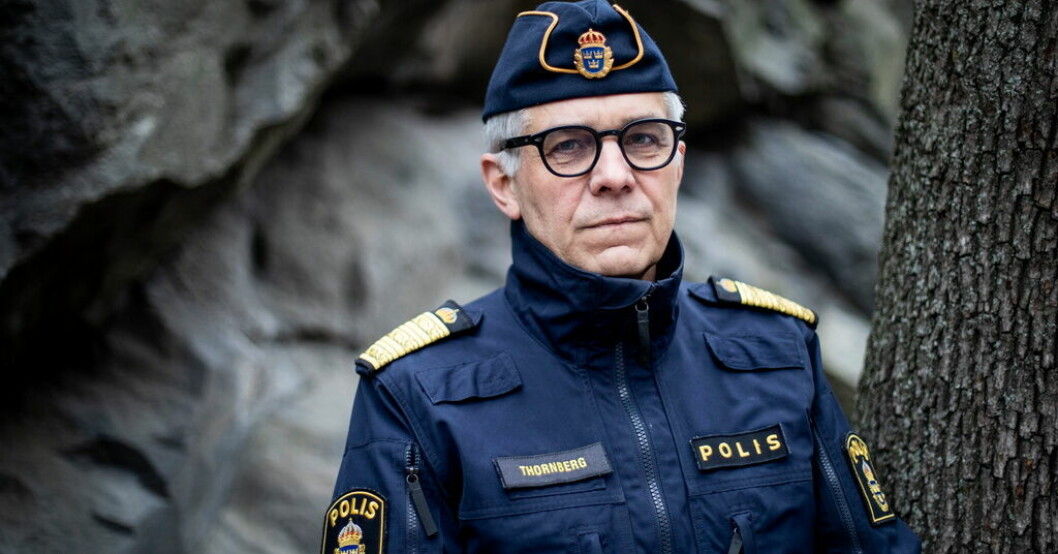 Rikspolischef Anders Thornberg. Thornberg: Svensk polis är tuff