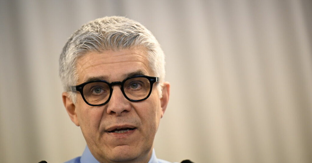 Rikspolischef Anders Thornberg. Arkivbild. Thornberg om kritiken: Har gjort mitt bästa