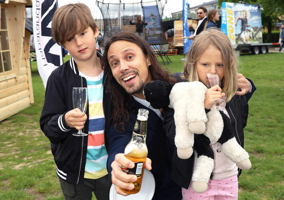 Robban med barnen Tiger och Chilli 2019.