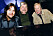 Robert Wells, Peter Harrysson och Anders Berglund bakom pianot inför premiären av SVT:s Så ska det låta år 2003.