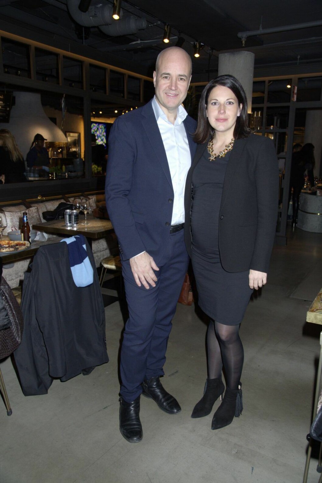 Fredrik Reinfeldt och Roberta Alenius.