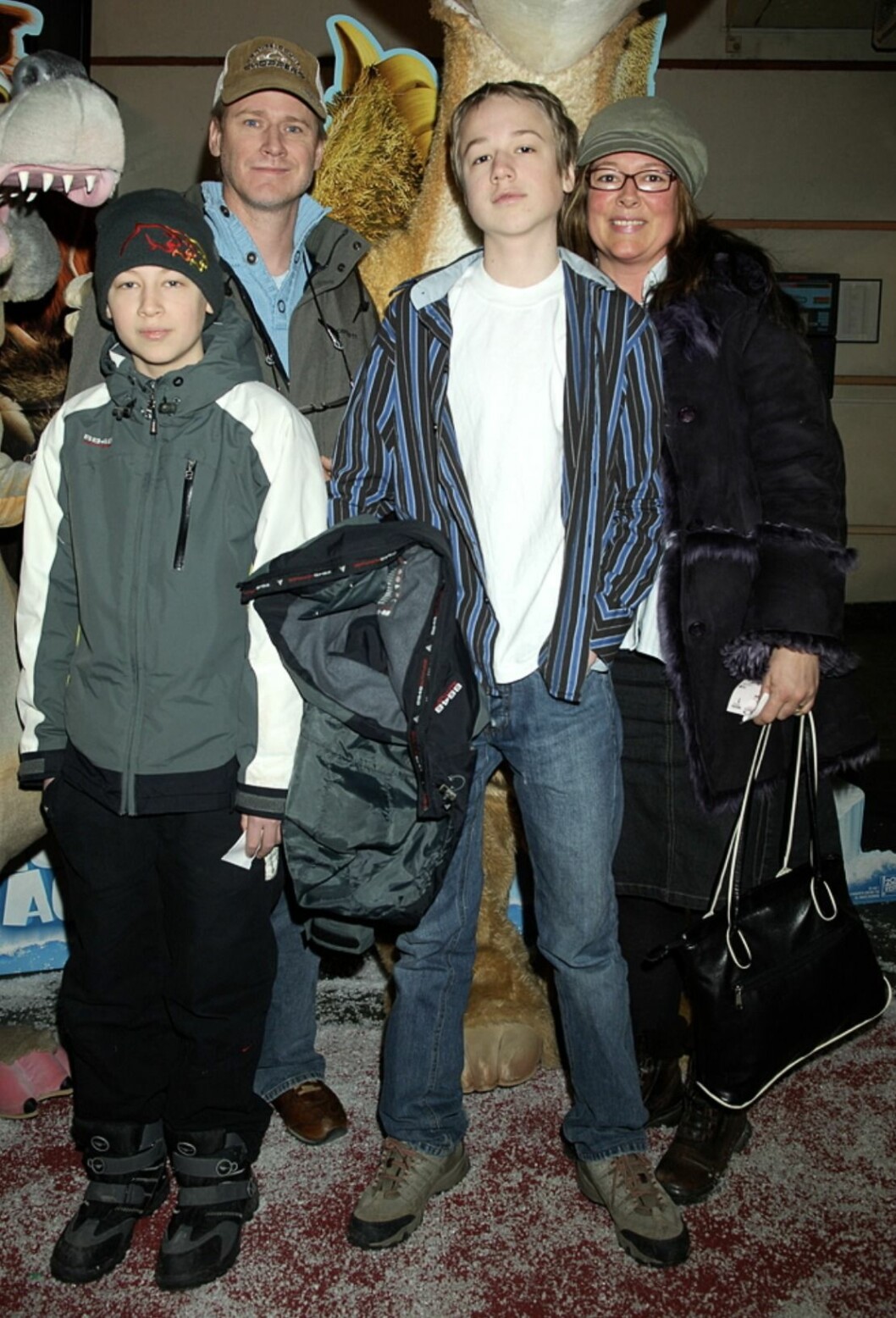 FOTO: Fredrik Hessman/TT Robert Gustafsson med frun Lotta och barnen Valentin och John