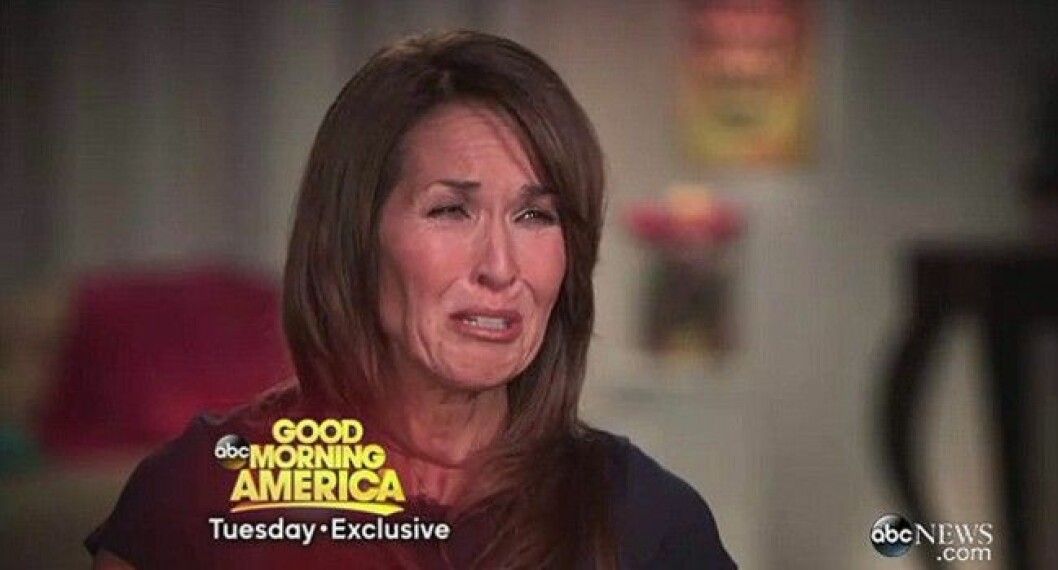 Susan kunde inte hålla tillbaka tårarna i intervjun med Good Morning America. Foto: Stella Pictures 31-10-2015 Robin Williams widow Susan breaks down in emotional preview of first interview since his suicide PLANET PHOTOS www.planetphotos.co.uk info@planetphotos.co.uk +44 (0)20 8883 1438 DISTR. STELLA PICTURES