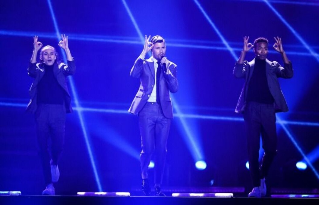 Robin Bengtsson i Eurovision Song Contest.