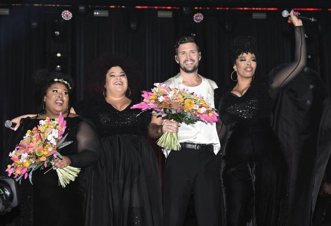 FOTO: Karin Törnblom/TT Robin Bengtsson och The Mamas i Mello 2020