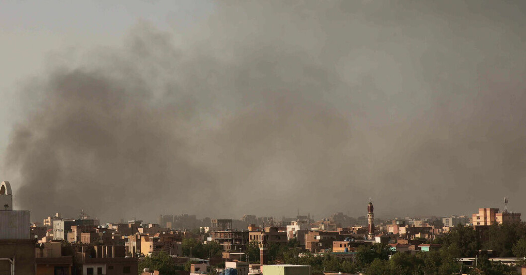 Vittnen: Explosioner i Sudans huvudstad