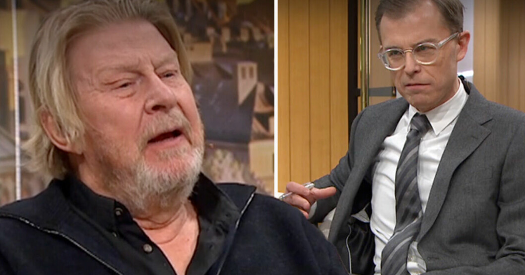 Rolf Lassgård i Nyhetsmorgon