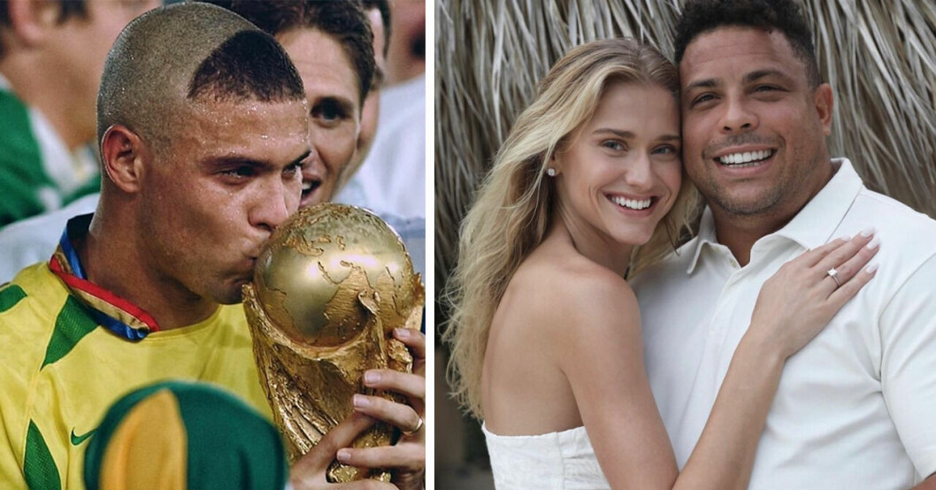 Ronaldo Luís Nazário de Lima förlovar sig med Celine Locks.
