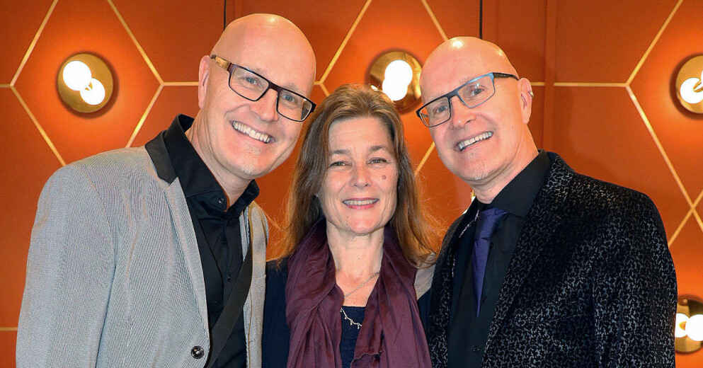 Tack vare Magnus tips är vi tämligen säkra på att det är han till höger. I mitten hans fru Karin. Henrik Rongedal och Magnus Rongedal med fru Karin.