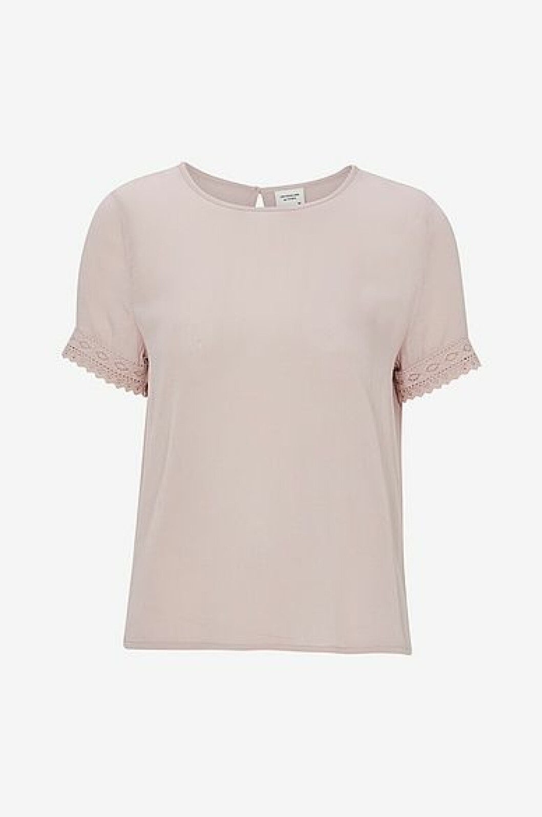 Rosa ärm med spets