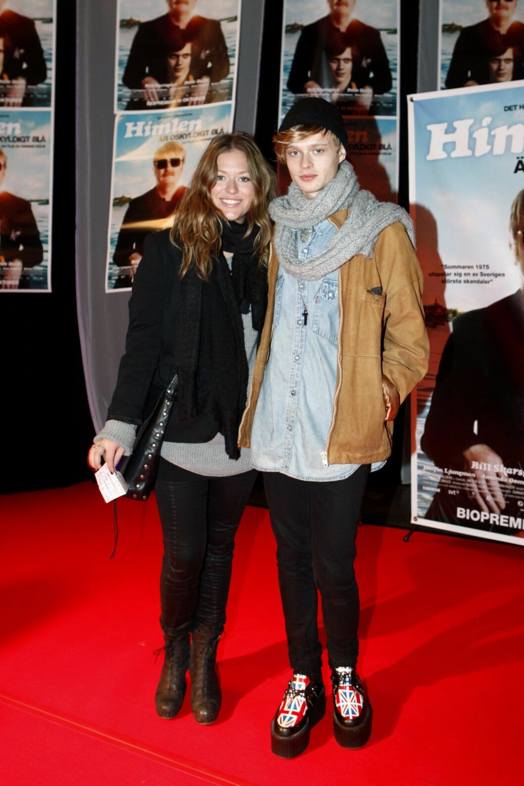 Rosanna Endre och Edvin Endre på en premiär år 2010. Rosanna Endre och Edvin Endre