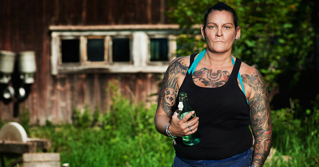 Rose-Marie i Farmen 2015. <strong>Foto: TV4.</strong> Rose-Marie Uhlin i Farmen 2015