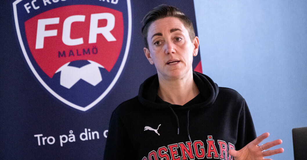 Rosengårds sportchef Therese Sjögran. Arkivbild. Efter fiaskot – kan tvingas stå över cupspelet