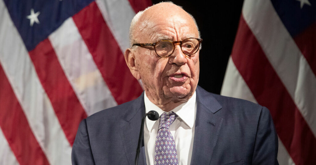 Rupert Murdoch kallade i en serie e-postmeddelanden riktade till hans tv-bolag Fox påståendena om valfusk efter förra presidentvalet var "galenskap". Arkivbild. Murdoch kallade påståenden om fusk "galenskap"