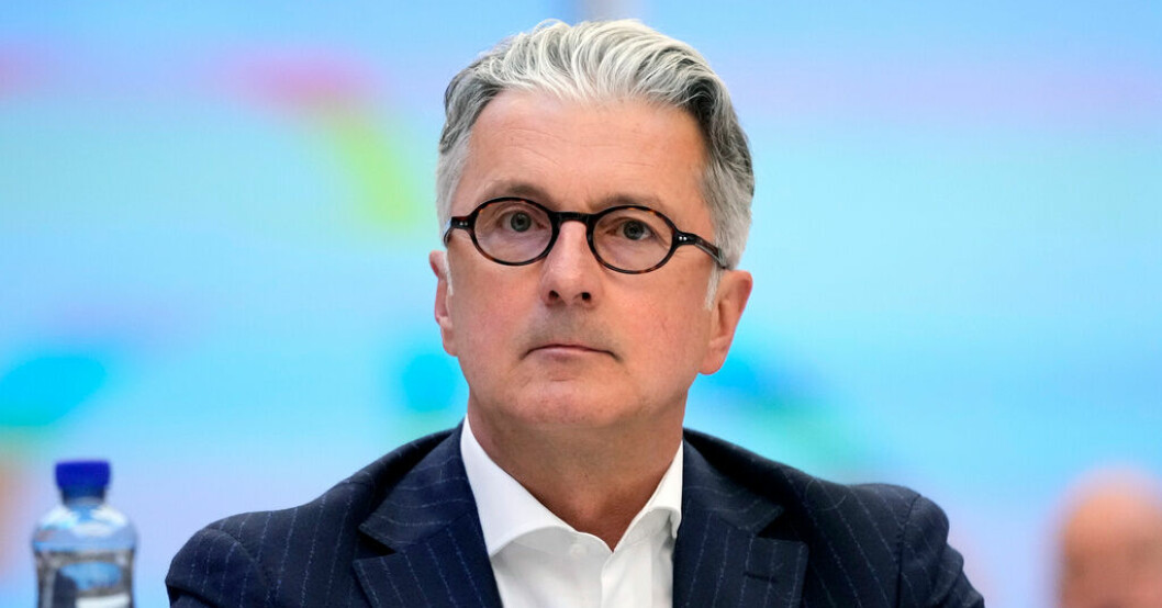 Rupert Stadler i samband med rättegången. Audis vd erkänner sig skyldig i Dieselgate