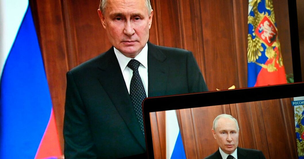 Rysslands president Vladimir Putin höll ett tv-sänt tal när Wagnergruppens ledare Jevgenij Prigozjin manade till väpnat uppror i lördags. Oligarker "gråter på yachten" – men utmanar inte