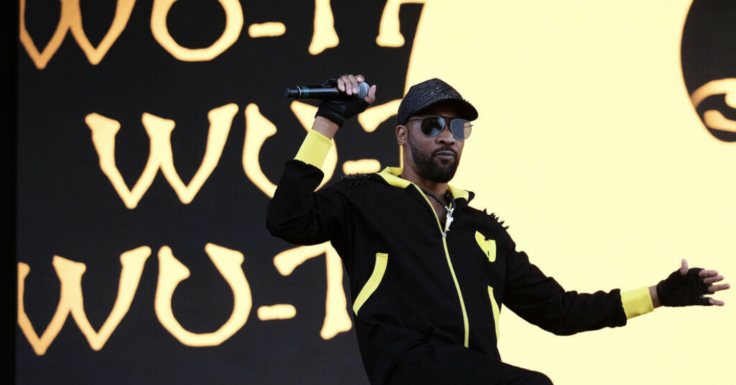 RZA från Wu-Tang Clan på scen 2017. Arkivbild. Wu-Tang Clan och Nas till Stockholm