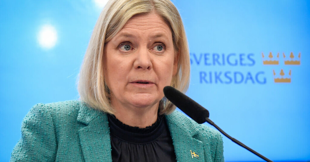 S partiledare Magdalena Andersson. S kräver svar om reduktionsplikten