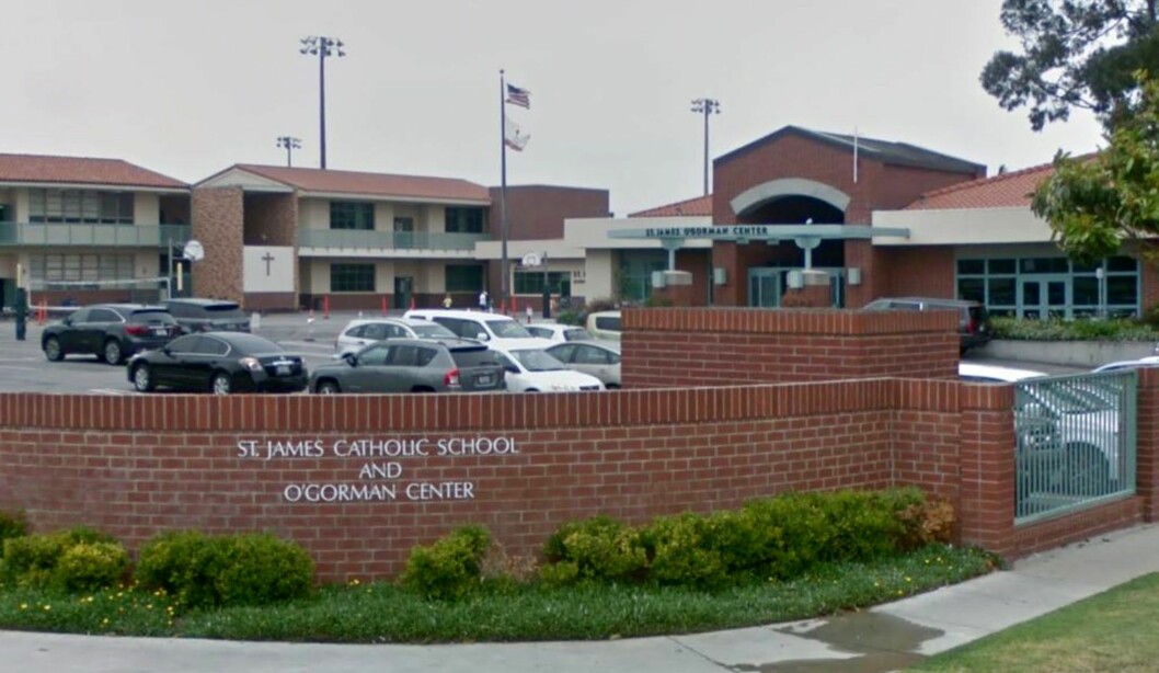 Skolan i Los Angeles där nunnan arbetade i 28 år.